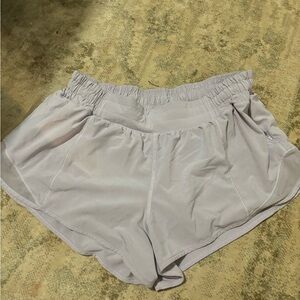 lilac hot hot shorts lululemon size 10